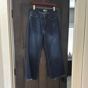 KUT Meg Fab Ab Wide Leg Cropped Jeans